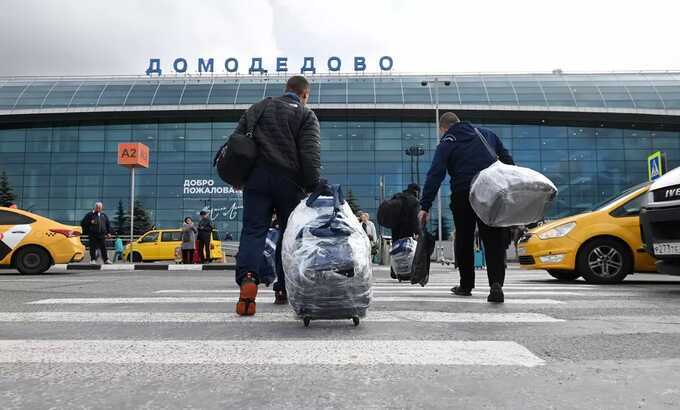 У пассажира в аэропорту Домодедово взорвалась свето-шумовая граната